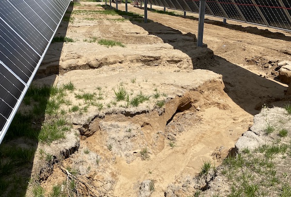 North American Clean Energy Solar Farm Erosion Protection is Not